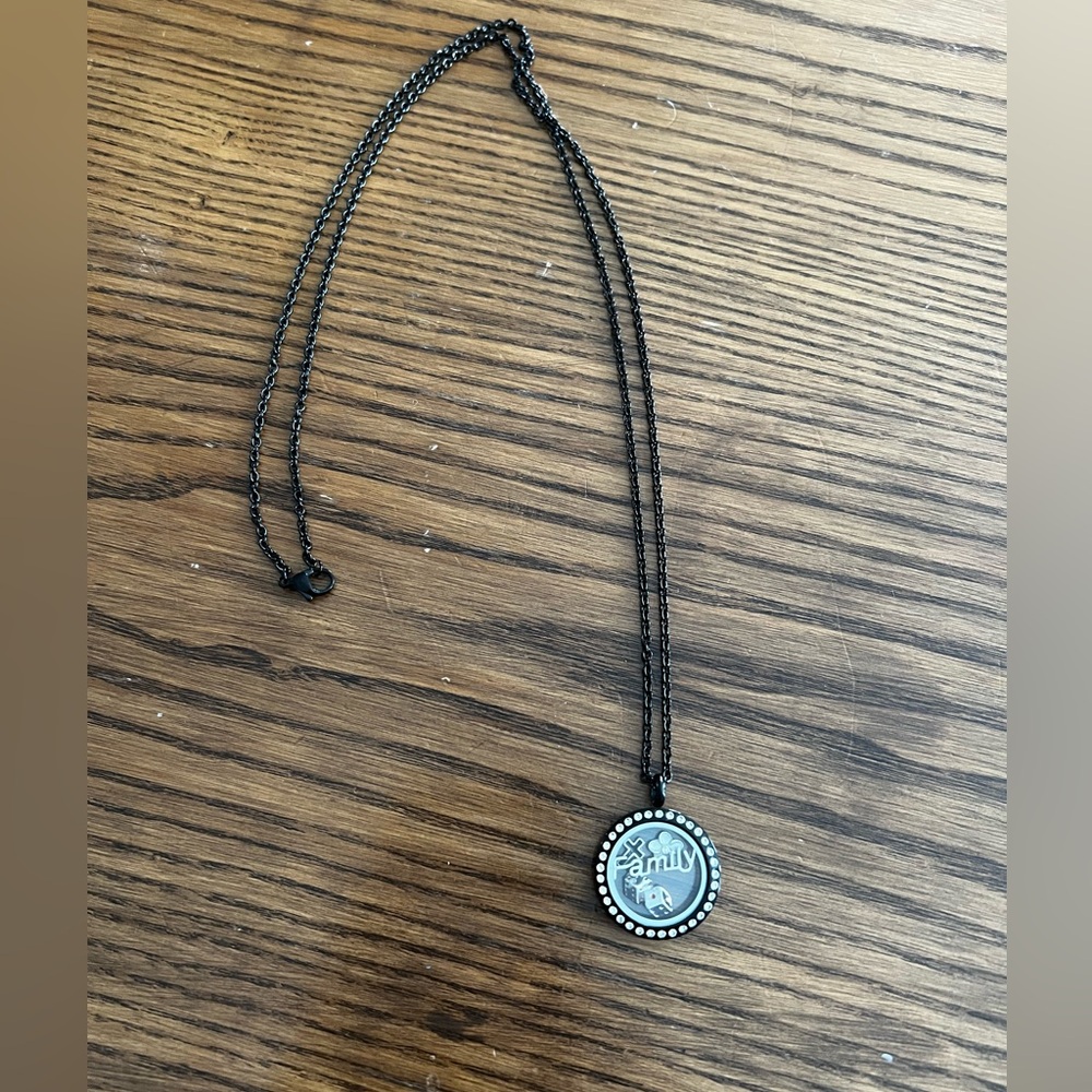 Family locket necklace